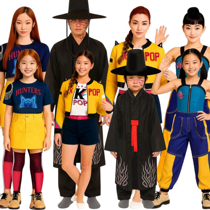 Costumi di gruppo da Guerriere K-Pop