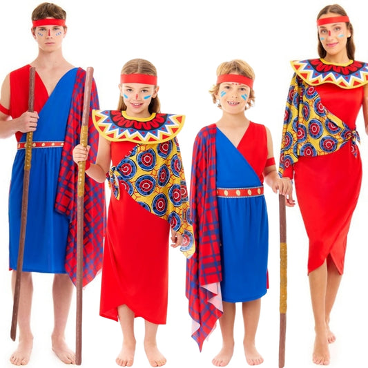 Costumi di gruppo da Guerrieri Masai