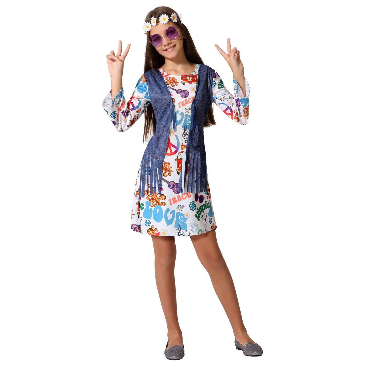 Costumi di gruppo da Hippie Multicolore