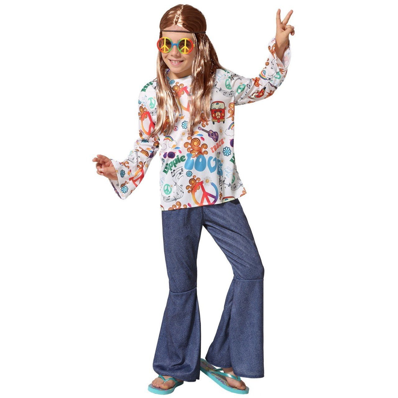 Costumi di gruppo da Hippie Multicolore