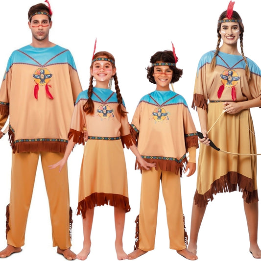 Costumi di gruppo da Indiani Makah