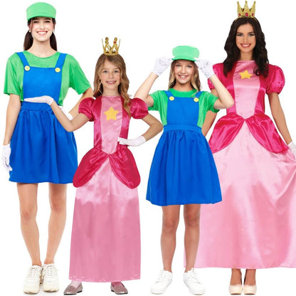 Costumi di gruppo da Luigi e Principessa Peach