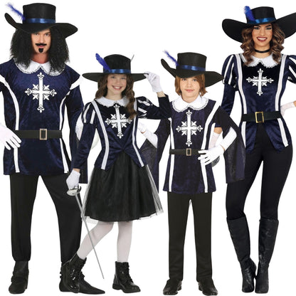 Costumi di gruppo da Moschettieri D'Artagnan