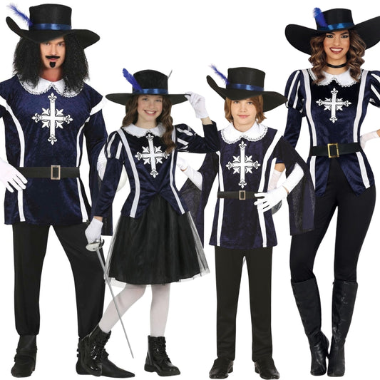 Costumi di gruppo da Moschettieri D'Artagnan