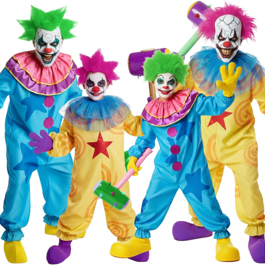 Costumi di gruppo da Pagliacci Assassini Colorati