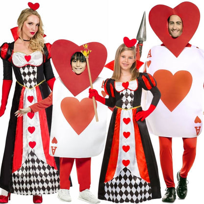 Costumi di gruppo da Regina e Carte di Cuori