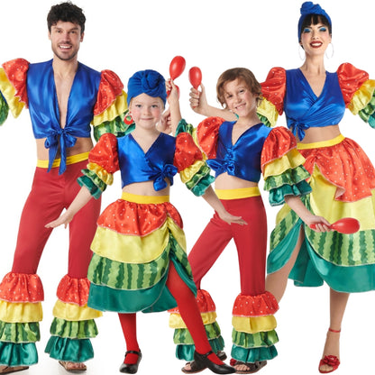 Costumi di gruppo da Rumberi multicolore