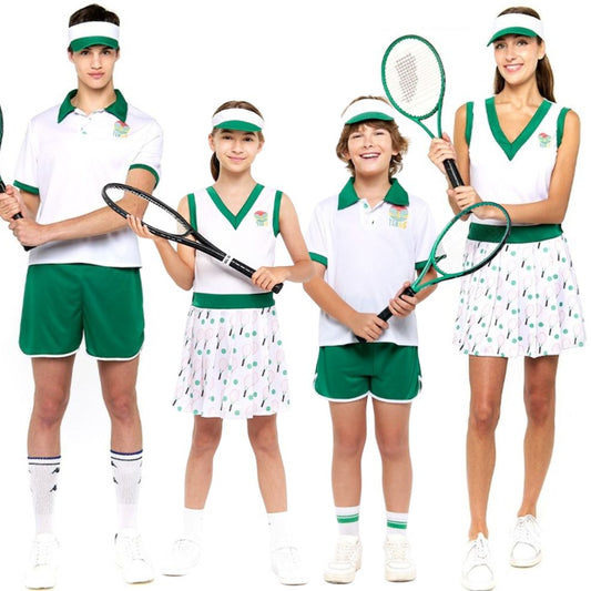 Costumi di gruppo da Tennista Vintage