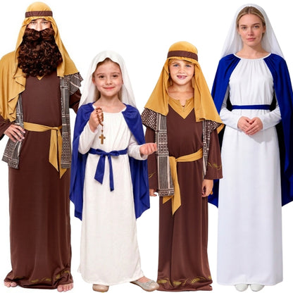 Costumi di gruppo da Vergine Maria e San Giuseppe 