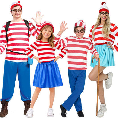 Costumi di gruppo da Wally a Righe