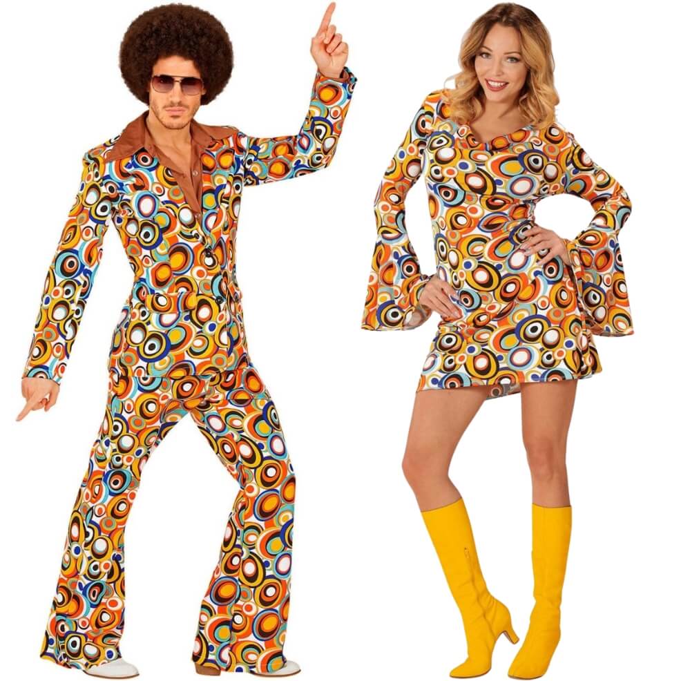 Costumi di coppia da Anni '70 Bubbles