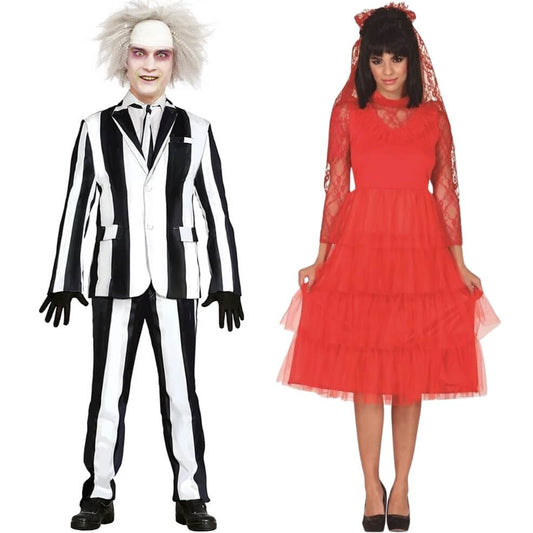 Costumi di coppia da Beetlejuice