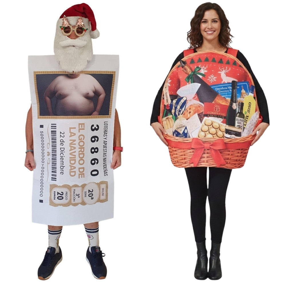 Costumi di coppia da Cesto e Lotteria di Natale