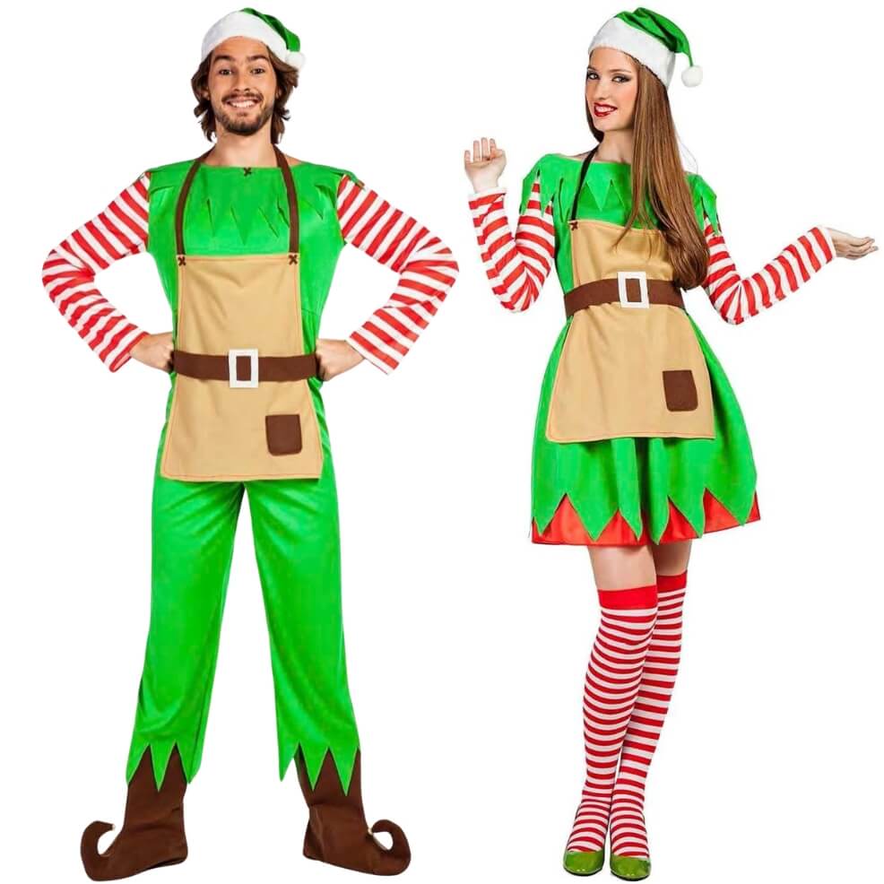 Costumi di coppia da Elfi Claus