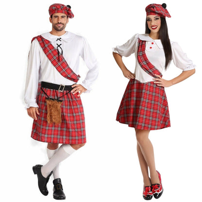 Costumi di coppia da Scozzesi