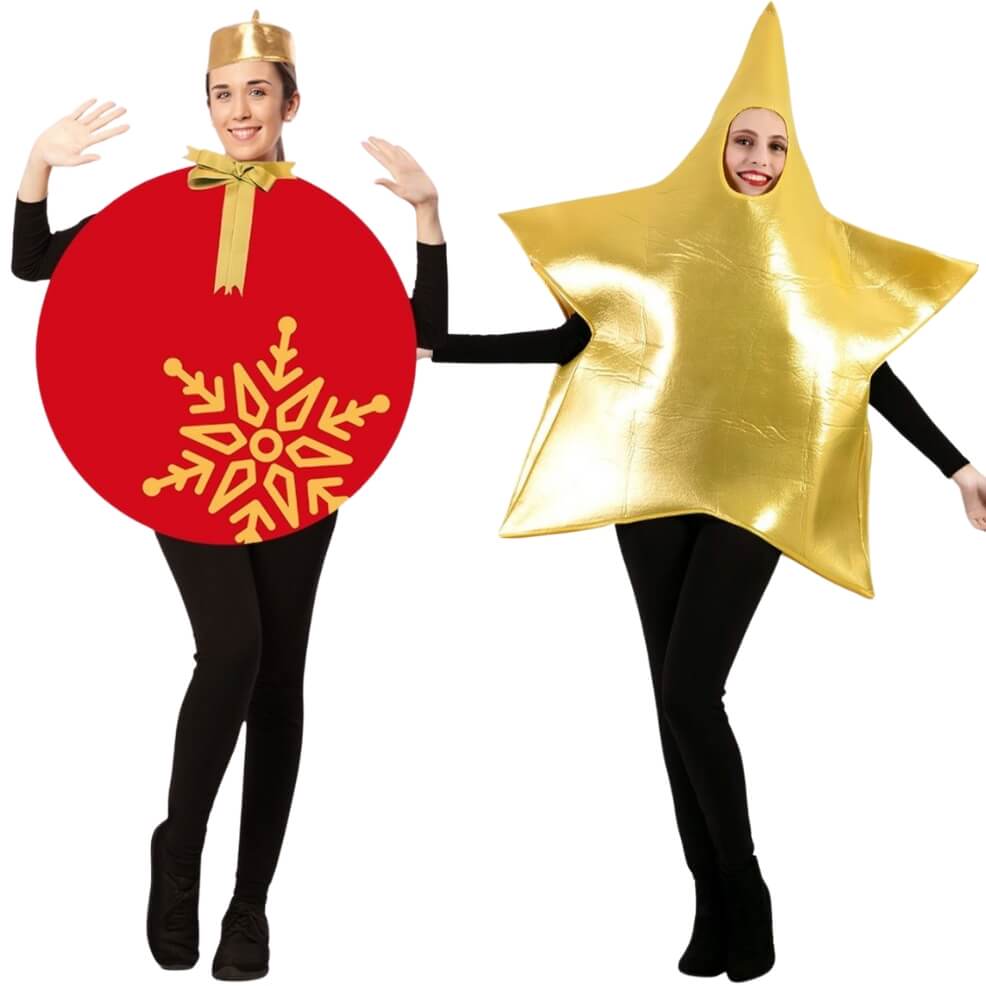 Costume di coppia da Stella e Bolla di Natale