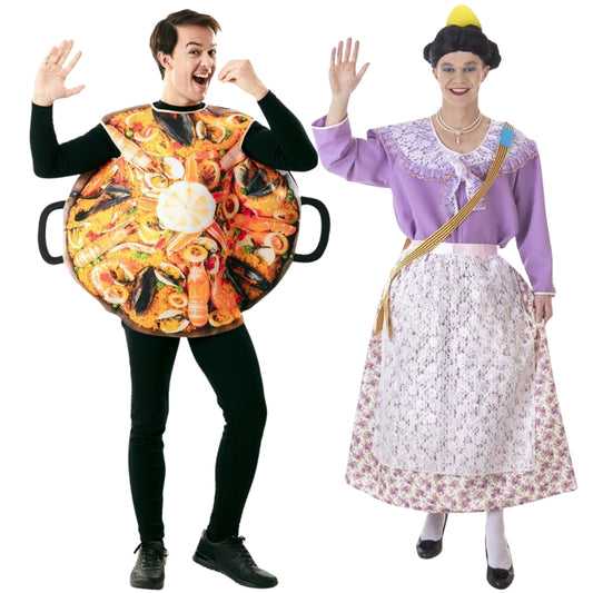 Costumi di coppia da Fallera e Paella