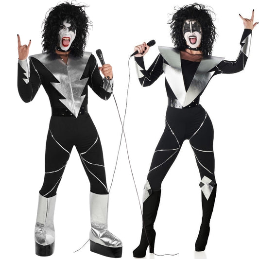 Costumi di coppia da Heavy Metal Kiss