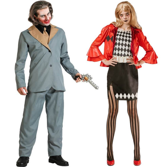 Costumi di coppia da Joker e Harley