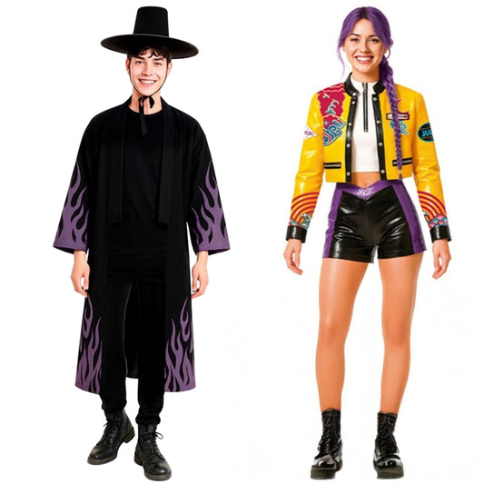 Costume di coppia da K-Pop Rumi e Jinu Hunters