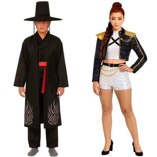 Costume di coppia da K-Pop Rumi e Jinu Huntrix