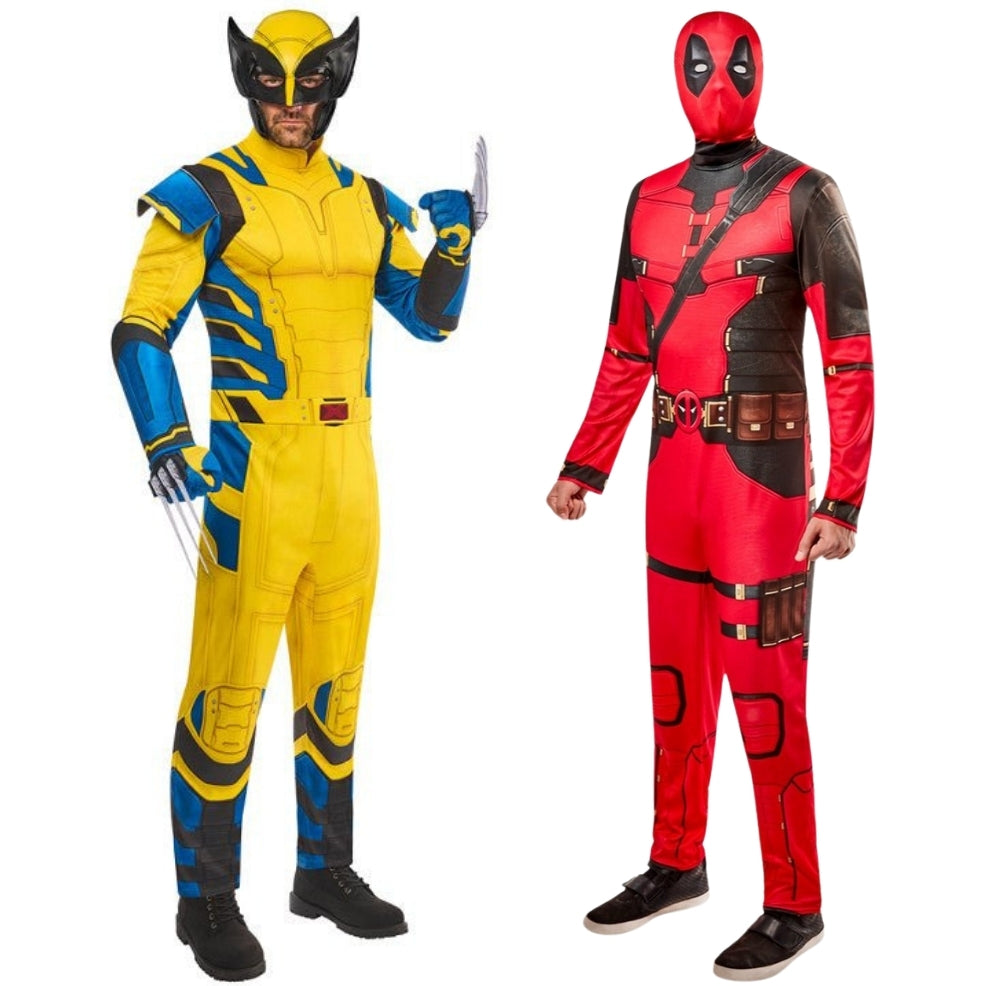 Costumi di coppia da Wolverine e Deadpool 