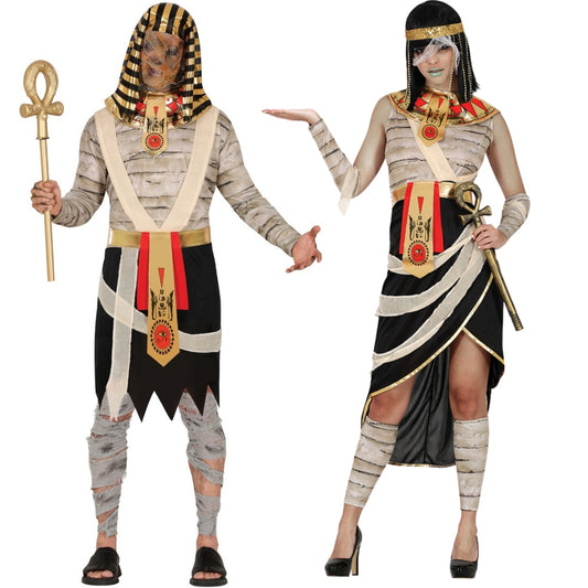 Costumi di coppia da Mummie e Faraone