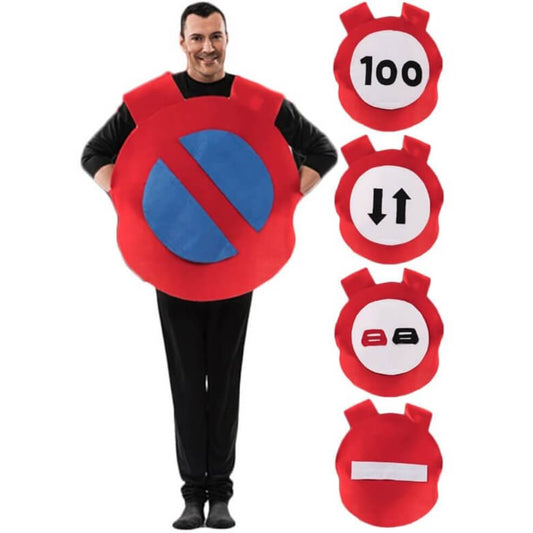Costumi di coppia da Multa e Cartello Stradale