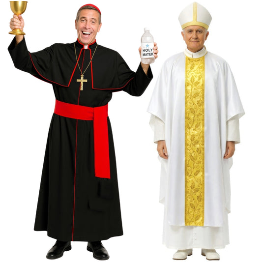Costumi di coppia da Papa e Cardinale