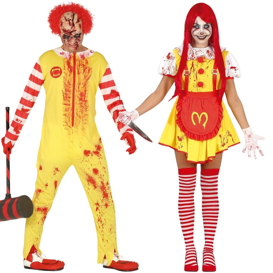Costumi di coppia da Paglaicci Burger Sanguinari
