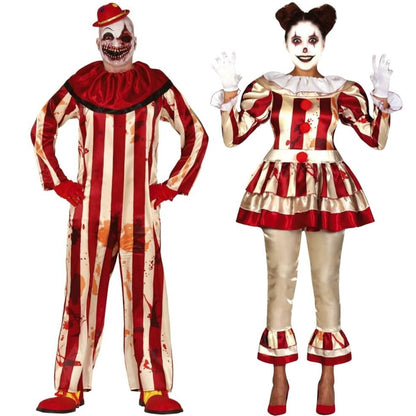 Costumi di coppia da Pagliacci Sanguinari