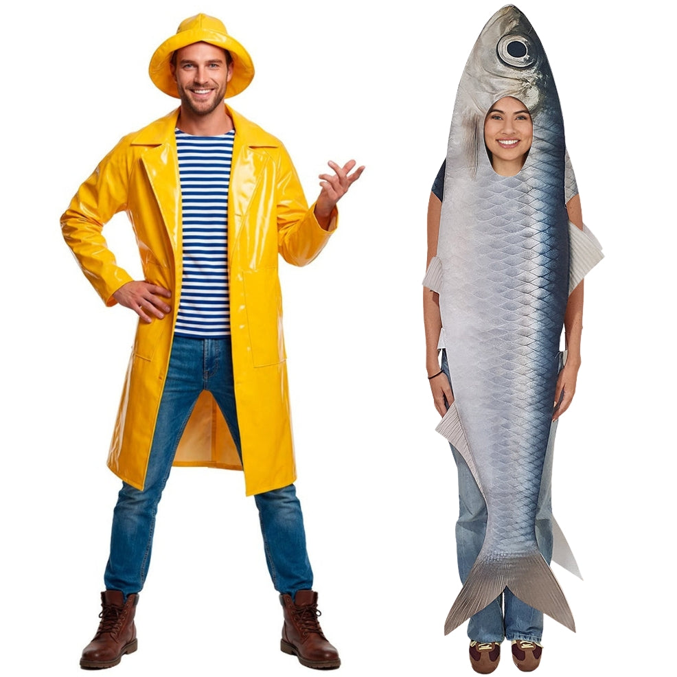 Costumi di coppia da Pescatore e Sardina