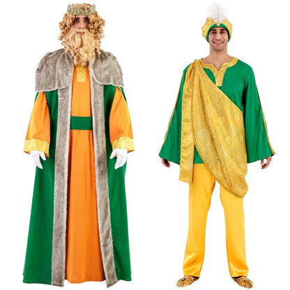 Costumi di coppia da Re Baldassarre e Paggio Lux