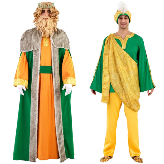 Costumi di coppia da Re Baldassarre e Paggio Lux