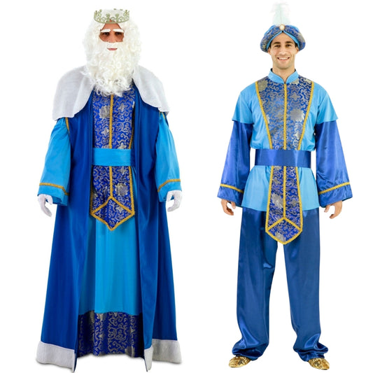 Costumi di coppia da Re Magio Melchiorre e Paggio