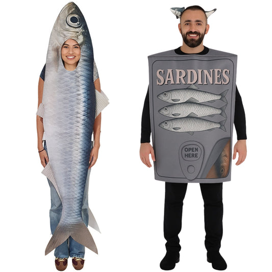 Costumi di coppia da Sardina e Scatoletta Sardine