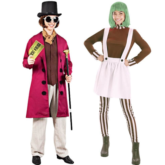Costumi di coppia da Willy Wonka