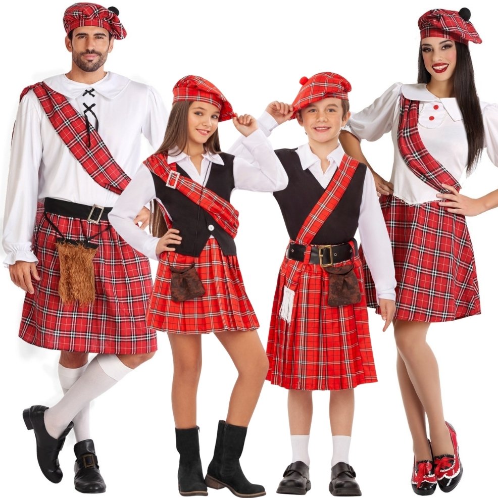 Costumi di gruppo da Scozzese
