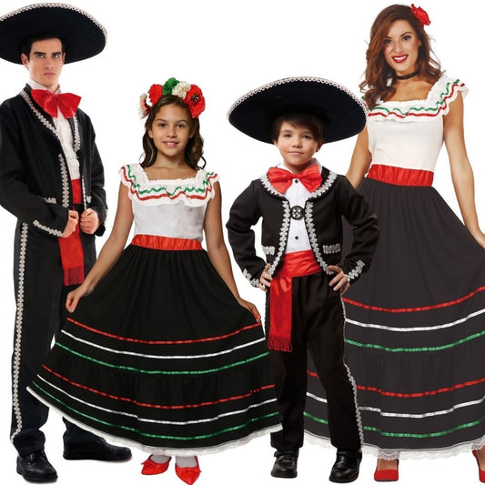 Costumi di gruppo da Messicano