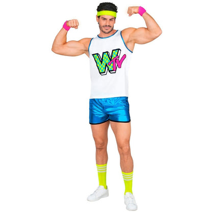 Costume da Aerobica Anni 80 per uomo