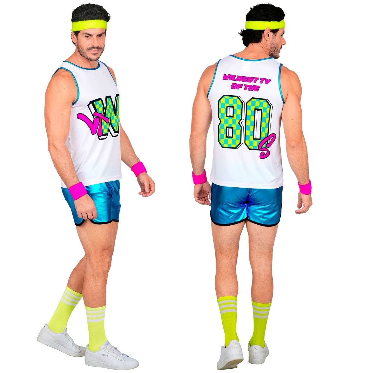 Costume da Aerobica Anni 80 per uomo