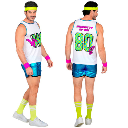 Costume da Aerobica Anni 80 per uomo