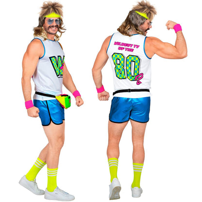 Costume da Aerobica Anni 80 per uomo