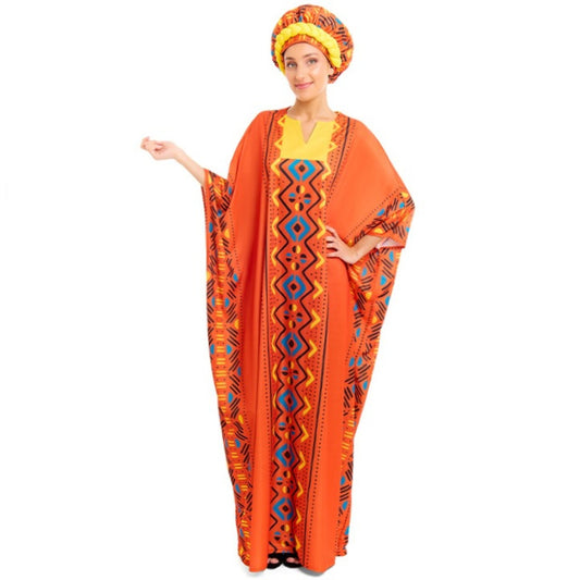 Costume tunica africana per donna