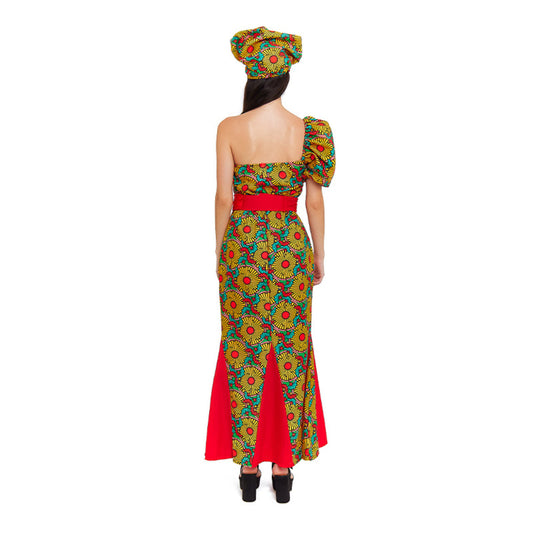 Costume da Africana turbante per donna