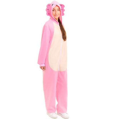 Costume da Axolotl rosa per adulti