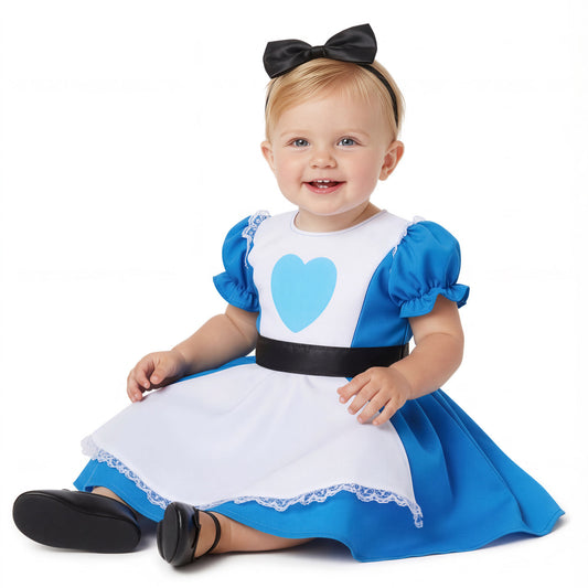 Costume Alice nel Paese delle Meraviglie Azzurro per neonato