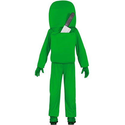 Costume Among Us Verde per adolescente