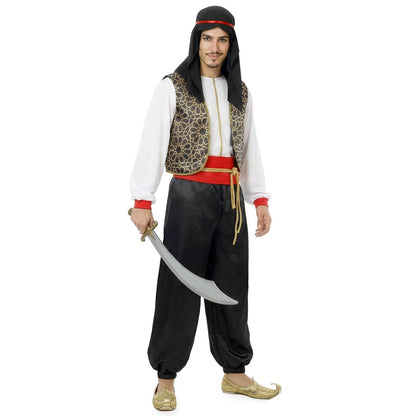 Costume da Arabo Beduino Stampato per uomo 