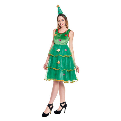 Costume da Albero di Natale Verde per donna
